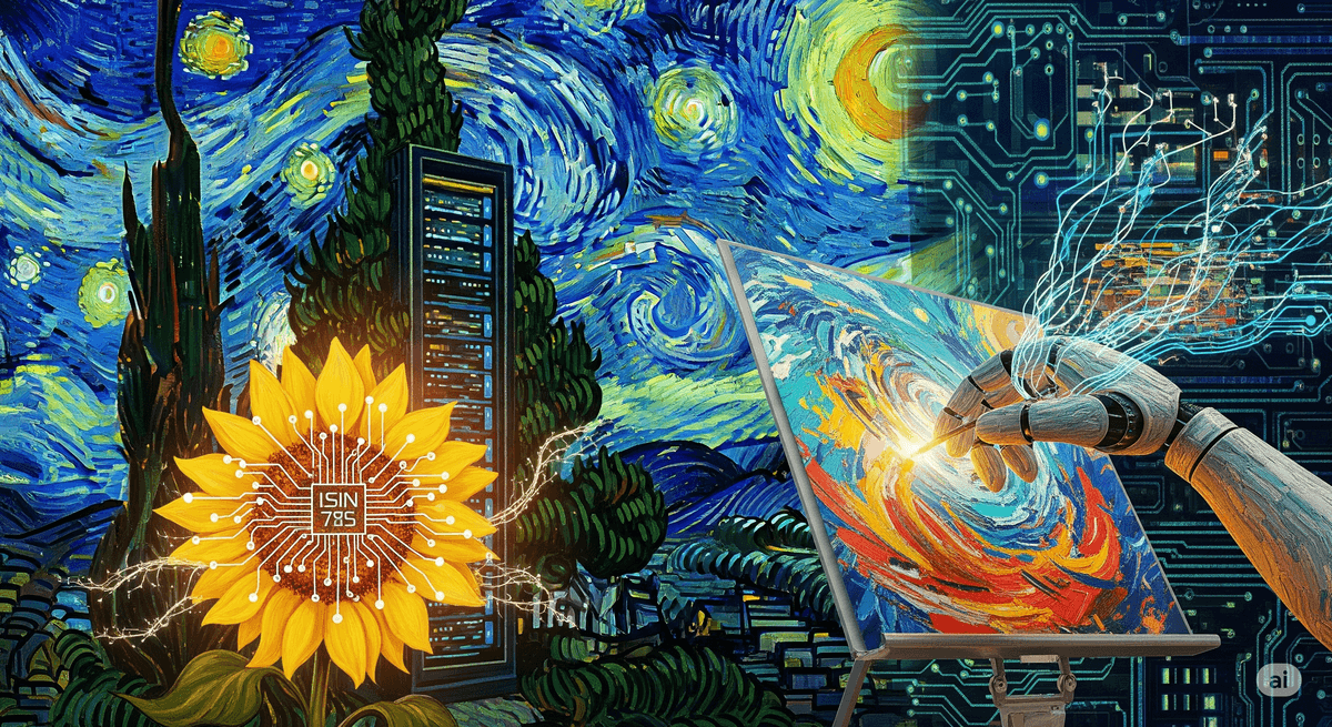 Professional business AI illustration