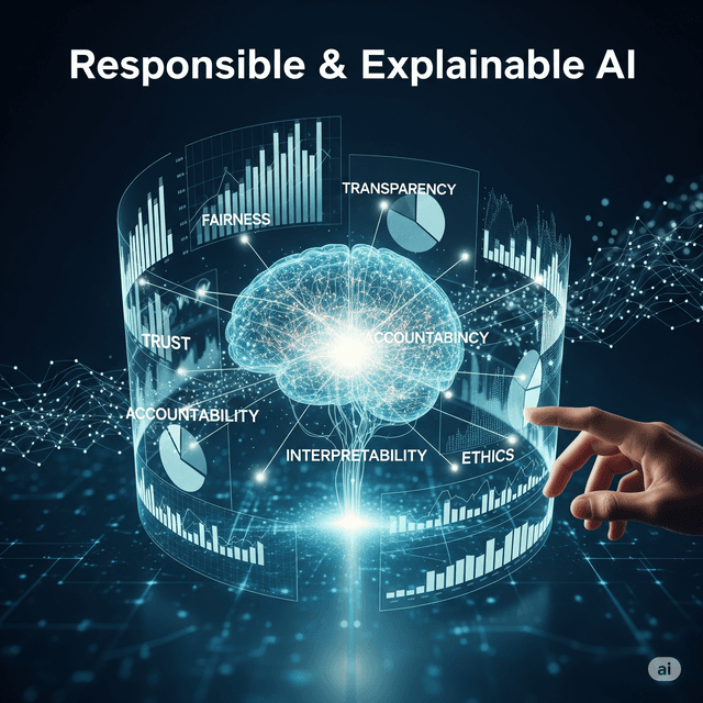 Shield and AI explainability concept