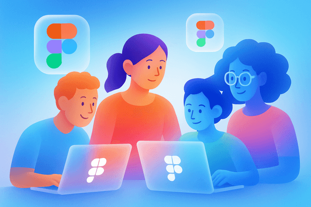 Figma design collaboration illustration